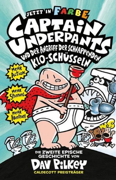 Image of Captain Underpants und der Angriff der schnappenden Kloschüsseln